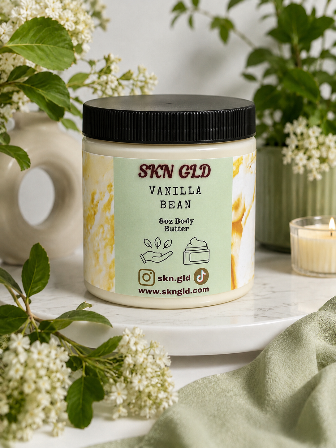 Vanilla Bean Body Butter 8oz